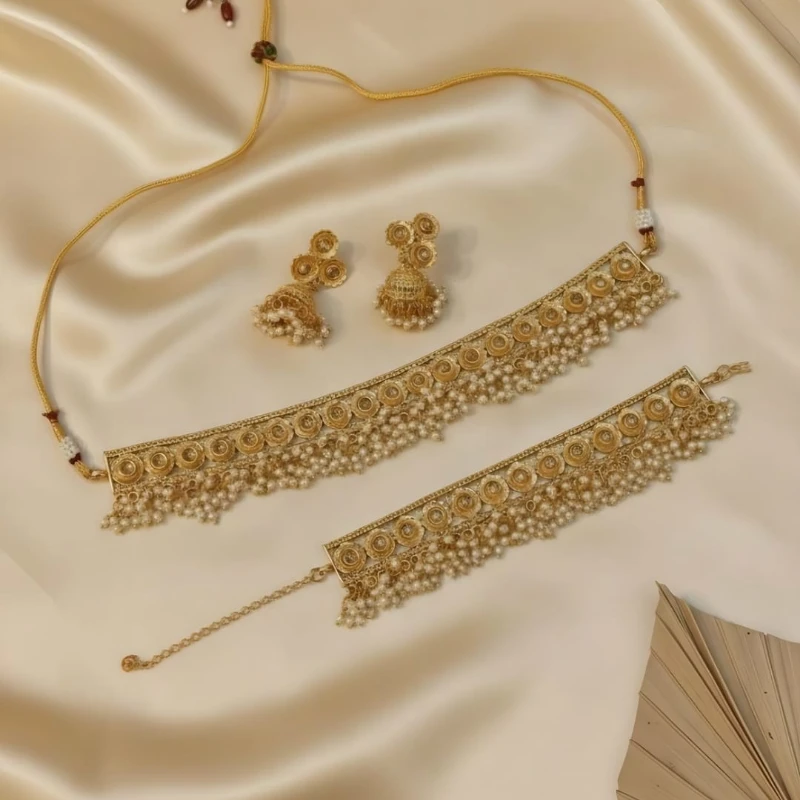 20251224_154550_0003 Royal Rajwadi Choker Set – Bridal Traditional Jewelry - Image 1
