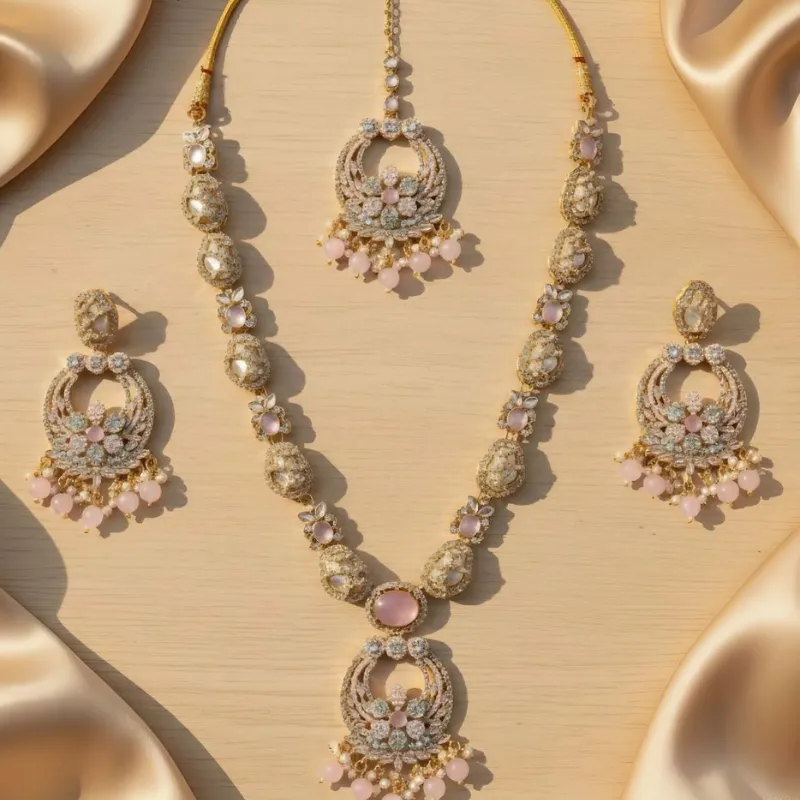 Royal Charm Mala Set traditional jewelry