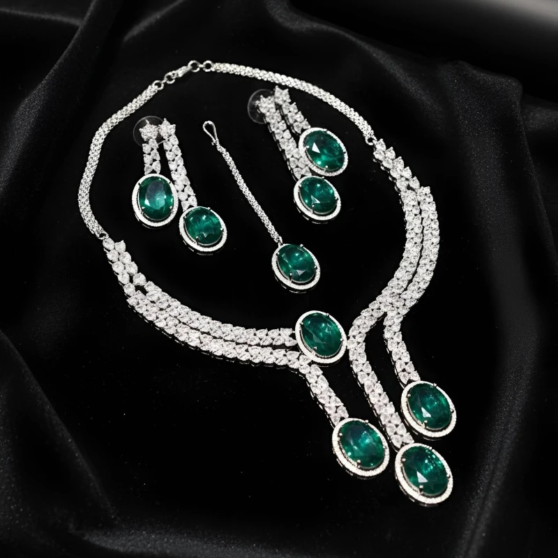 Exclusive AD Partywear Necklace Set | Royal Sparkle - Image 2