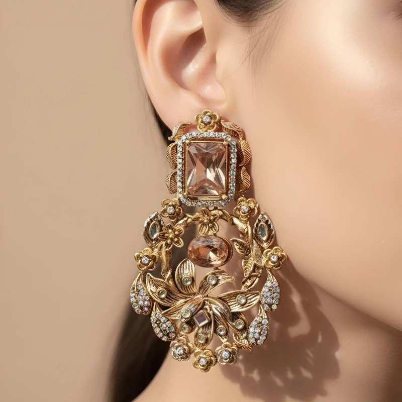 Turkish Earrings – New Multi-Shine Bridal & Party Wear Collection - Image 2
